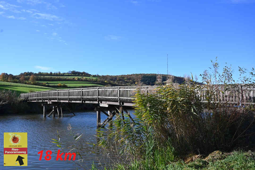 Ries-Panoramaweg - Etappe 1: Harburg Wemding