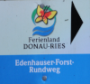 Wanderschild Thierhaupten - Edenhauser Forst Rundweg