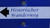 Schild historischer Weg Donauwörth