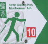 Wanderschild Warching - Nordic Walking 10