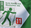 Wanderschild Monheim Nordic Walking 11