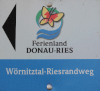 Wanderschild Oettingen - Wörnitztal Riesrandweg