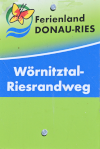 Wörnitztalriesrandweg Wanderschild Oettingen