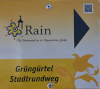 Wanderschild Rain Grüngürtel Stadtrundweg