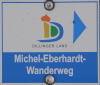 Wanderschild Zoltingen - Michel-Eberhardt-Wanderweg