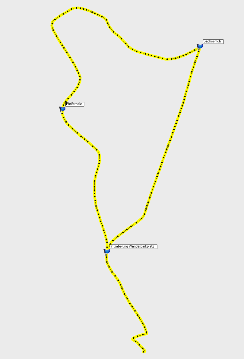 Route Altisheim - Pfählhau - Nordic Walking 23