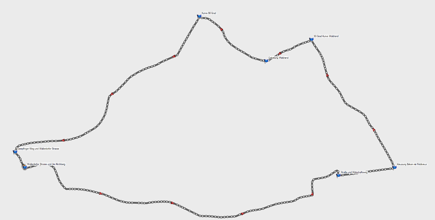 Route Bayerdilling - Rundwanderweg