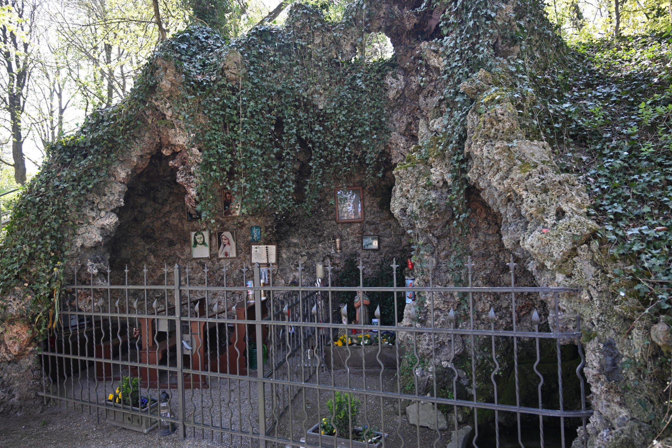 Rain Grüngürtel Stadtrundweg Lourdes Grotte
