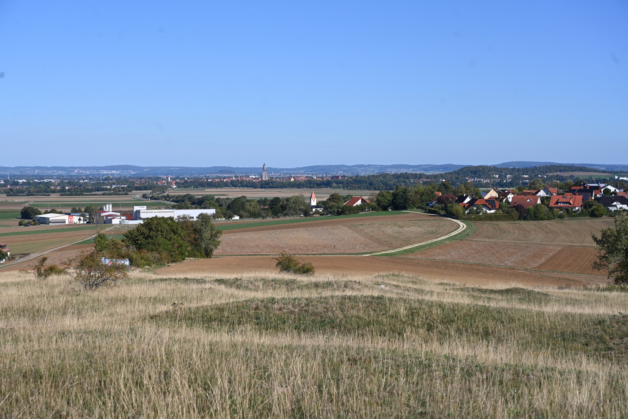 Blick über das Ries - Nördlingen