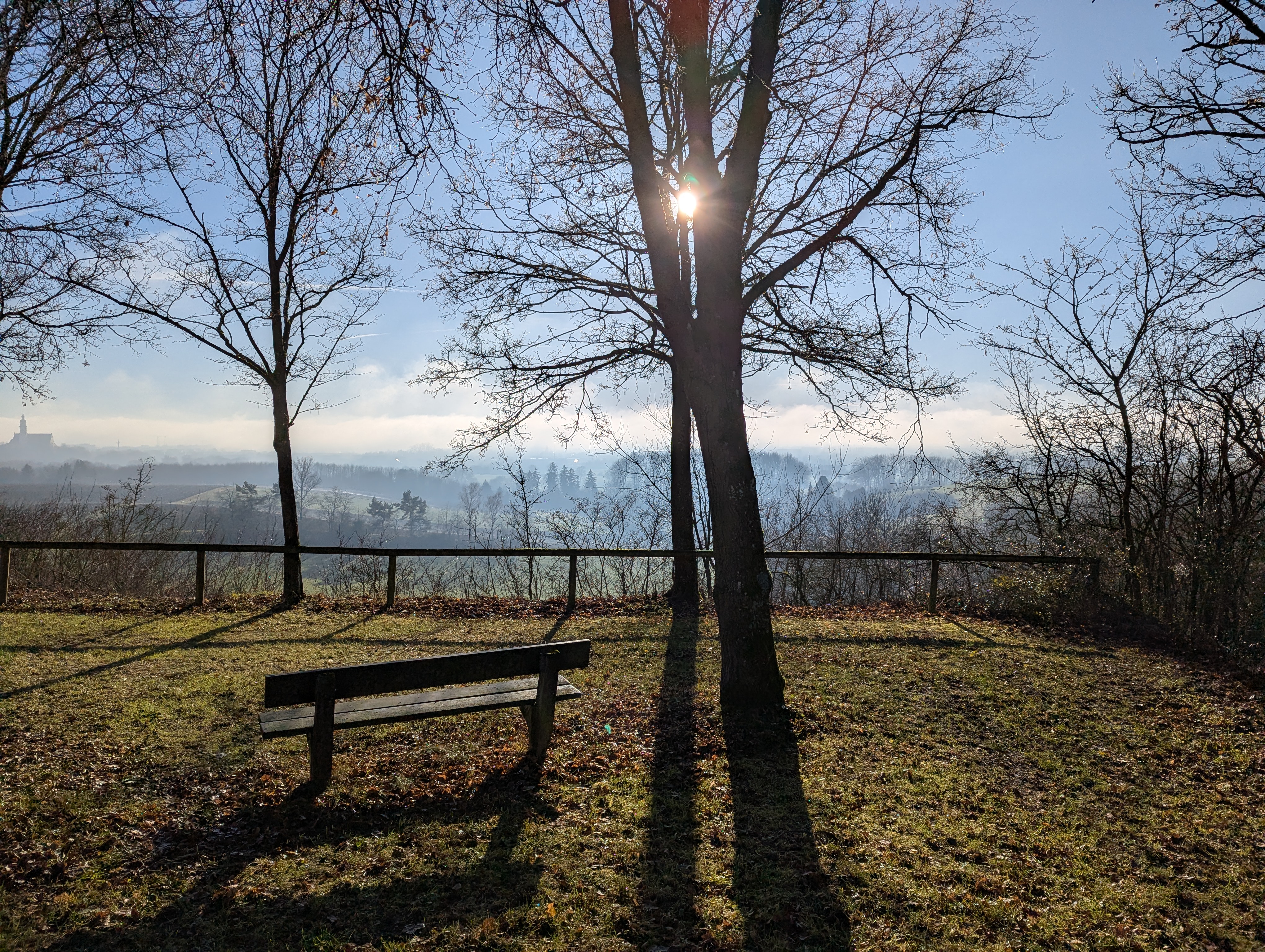 Blick auf Donauwörth vom Rand von Berg